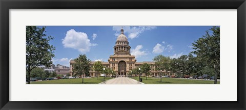 Framed Facade of a government building, Texas State Capitol, Austin, Texas, USA Print