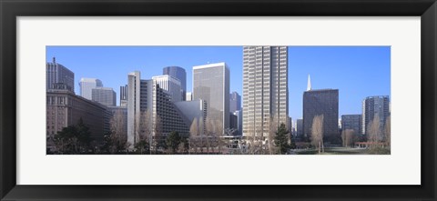 Framed San Francisco Skyscrapers Print