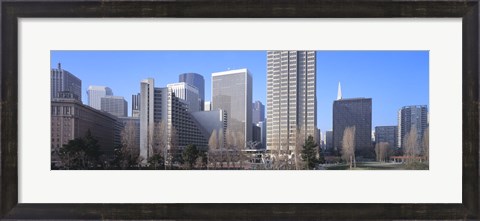 Framed San Francisco Skyscrapers Print
