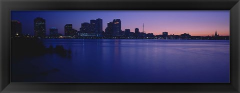 Framed Buildings at the waterfront, New Orleans, Louisiana, USA Print