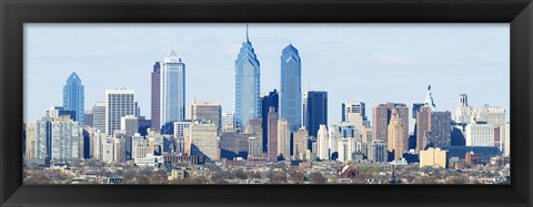 Framed Skyscrapers in Philadelphia, Pennsylvania, USA Print