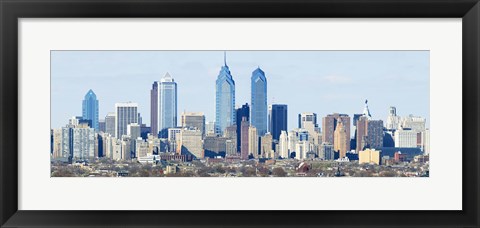 Framed Skyscrapers in Philadelphia, Pennsylvania, USA Print