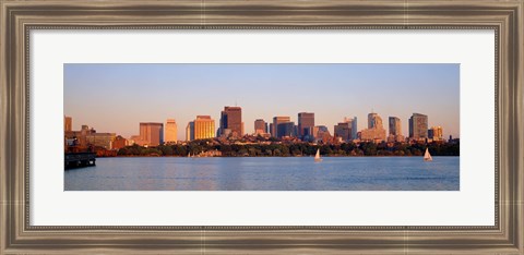 Framed Boston, Massachusetts skyline Print