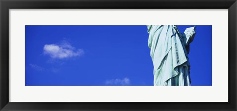 Framed Mid section view of a statue, Statue of Liberty, Liberty State Park, Liberty Island, New York City, New York State, USA Print