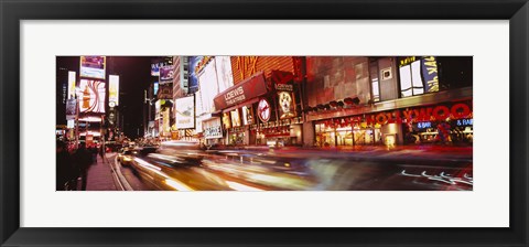 Framed Times Square at Nigth, Manhattan Print