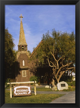 Framed Low angle view of a church, The Little Church of the West, Las Vegas, Nevada, USA Print