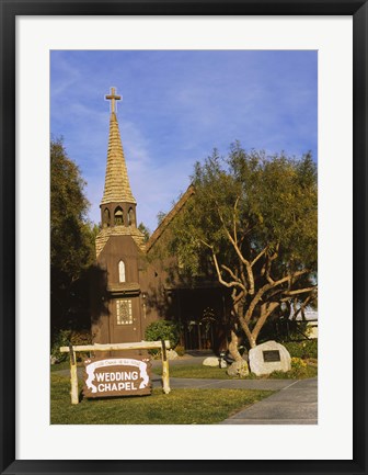 Framed Low angle view of a church, The Little Church of the West, Las Vegas, Nevada, USA Print