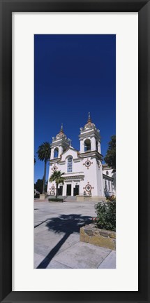 Framed Facade of a cathedral, Portuguese Cathedral, San Jose, Silicon Valley, Santa Clara County, California, USA Print