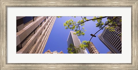 Framed Low angle view of buildings in a city, San Francisco, California, USA Print