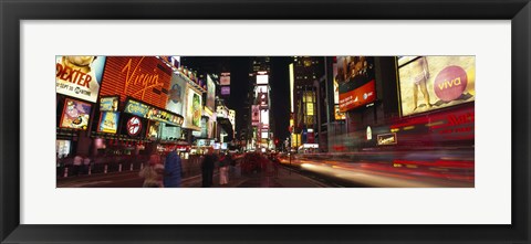 Framed Buildings in a city, Broadway, Times Square, Midtown Manhattan, Manhattan, New York City Print