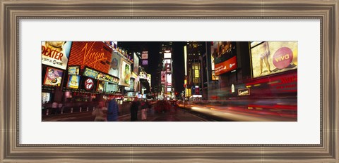 Framed Buildings in a city, Broadway, Times Square, Midtown Manhattan, Manhattan, New York City Print