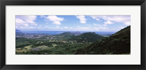 Framed Kaneohe, Oahu, Hawaii Print