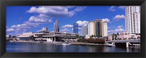 Framed Buildings at the coast, Tampa, Hillsborough County, Florida, USA Print