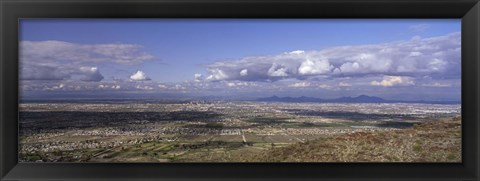 Framed Clouds over a landscape, South Mountain Park, Phoenix, Maricopa County, Arizona, USA Print