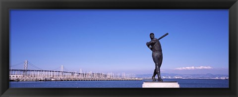 Framed San Francisco Bay, Bay Bridge, San Francisco, California, USA Print