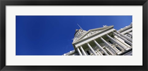 Framed Low angle view of a government building, California State Capitol Building, Sacramento, California Print