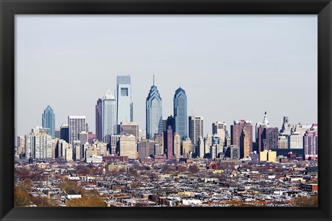 Framed Center City, Philadelphia, Pennsylvania Print