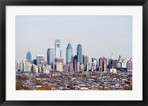 Framed Center City, Philadelphia, Pennsylvania Print