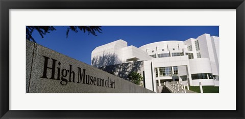 Framed Facade of an art museum, High Museum of Art, Atlanta, Fulton County, Georgia, USA Print