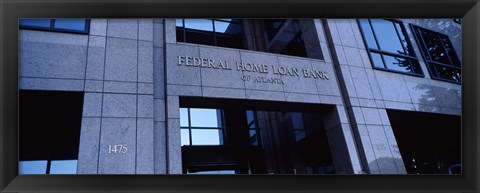 Framed Facade of a bank building, Federal Home Loan Bank, Atlanta, Fulton County, Georgia, USA Print