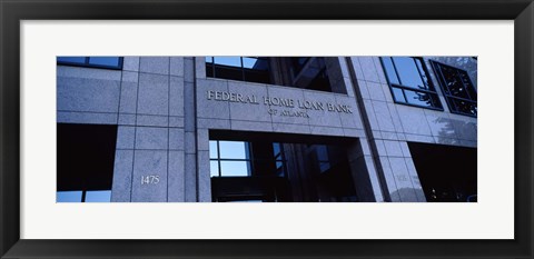 Framed Facade of a bank building, Federal Home Loan Bank, Atlanta, Fulton County, Georgia, USA Print