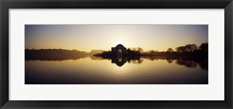 Framed Jefferson Memorial, Tidal Basin, Potomac River, Washington DC Print