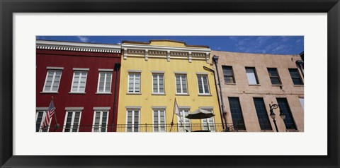 Framed Low angle view of buildings, French Market, French Quarter, New Orleans, Louisiana, USA Print