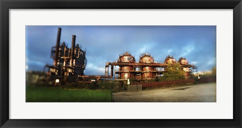 Framed Old oil refinery, Gasworks Park, Seattle, King County, Washington State, USA Print