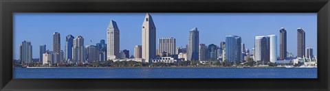 Framed City at the waterfront, San Diego, California, USA 2010 Print