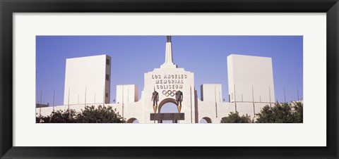 Framed Los Angeles Memorial Coliseum, Los Angeles, California Print