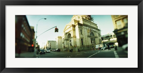 Framed Low Angle View in Williamsburg, Brooklyn, New York Print