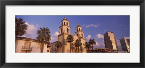 Framed St. Augustine Cathedral, Tucson, Arizona Print