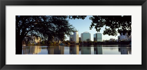 Framed Lake Eola, Orlando, Florida Print