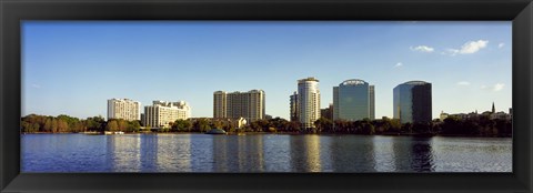 Framed Lake Eola, Orlando, Florida (distant view) Print