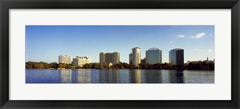 Framed Lake Eola, Orlando, Florida (distant view) Print