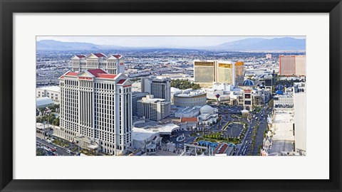 Framed Strip, Las Vegas, Clark County, Nevada, USA Print