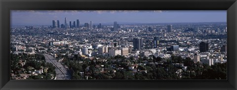 Framed Hollywood, City Of Los Angeles, California Print