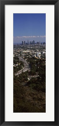 Framed Hollywood, Los Angeles, California (vertical) Print