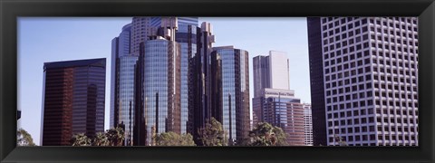 Framed Reflections in Los Angeles skyscrapers, Los Angeles County, California, USA Print