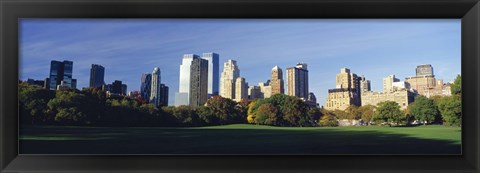 Framed Skyscrapers in a city, Central Park, Manhattan, New York City, New York State, USA 2010 Print