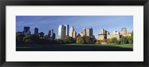 Framed Skyscrapers in a city, Central Park, Manhattan, New York City, New York State, USA 2010 Print