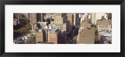 Framed Buildings in a city, Chelsea, Manhattan, New York City, New York State, USA Print