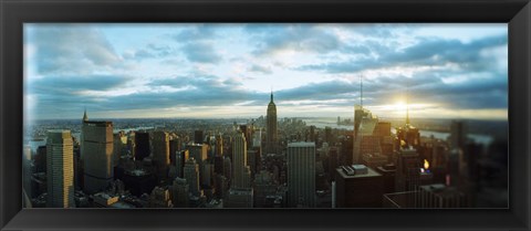 Framed Buildings in a city, Empire State Building, Manhattan, New York City, New York State, USA 2011 Print