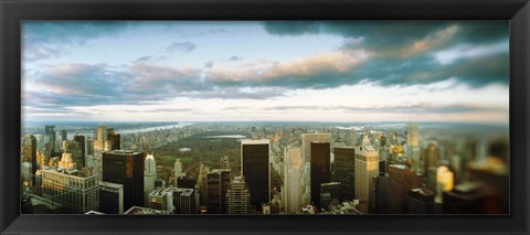 Framed Buildings in a city, Empire State Building, Manhattan, New York City, New York State, USA Print