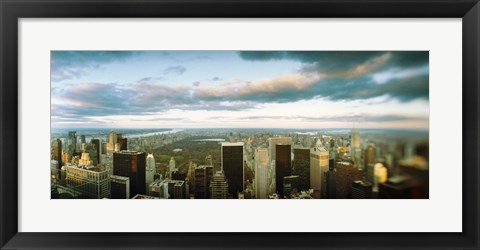 Framed Buildings in a city, Empire State Building, Manhattan, New York City, New York State, USA Print