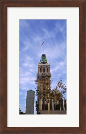 Framed Low angle view of an office building, Tribune Tower, Oakland, Alameda County, California, USA Print