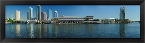 Framed Buildings at the waterfront, Tampa, Hillsborough County, Florida, USA Print