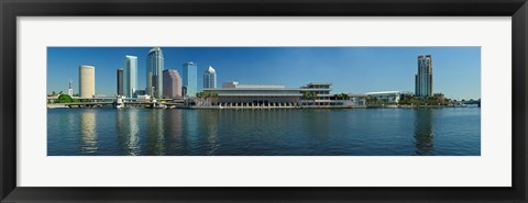 Framed Buildings at the waterfront, Tampa, Hillsborough County, Florida, USA Print