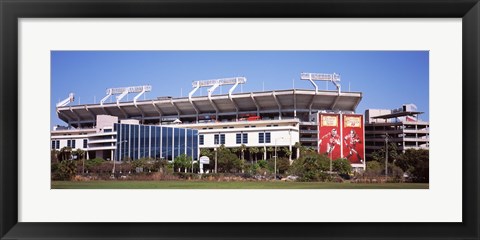 Framed Raymond James Stadium home of Tampa Bay Buccaneers, Tampa, Florida Print