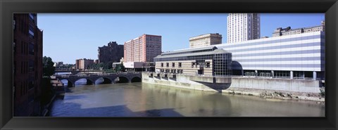 Framed Genesee River, Rochester, Monroe County, New York State Print